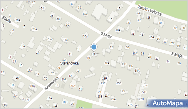 Kobyłka, Królewska, 18, mapa Kobyłka