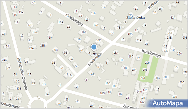 Kobyłka, Królewska, 7F, mapa Kobyłka