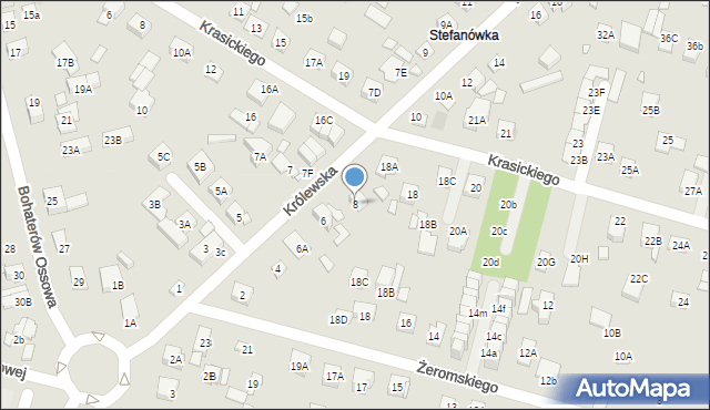 Kobyłka, Królewska, 8, mapa Kobyłka