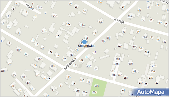 Kobyłka, Królewska, 9b, mapa Kobyłka