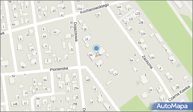 Kobyłka, Krótka, 10, mapa Kobyłka