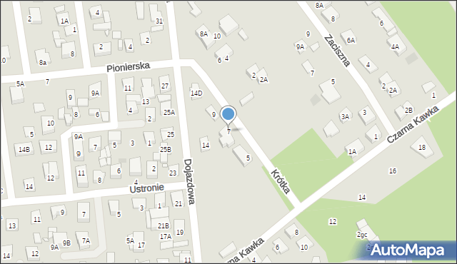 Kobyłka, Krótka, 7, mapa Kobyłka