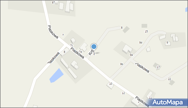 Kobysewo, Krótka, 2, mapa Kobysewo