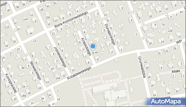 Kolbuszowa, Krasickiego Ignacego, bp., 2, mapa Kolbuszowa