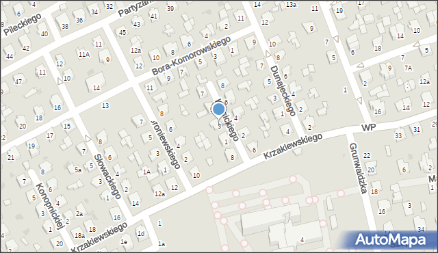 Kolbuszowa, Krasickiego Ignacego, bp., 3, mapa Kolbuszowa