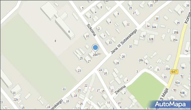 Kolno, Króla Jana III Sobieskiego, 31, mapa Kolno