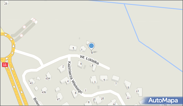 Kołobrzeg, Króla Władysława Łokietka, 9, mapa Kołobrzegu