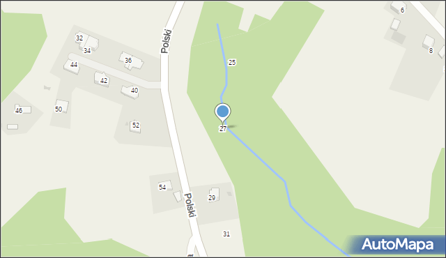 Konary, Królowej Polski, 27, mapa Konary