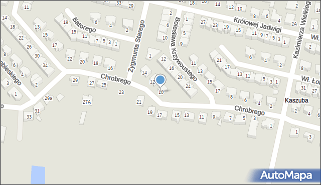 Konin, Króla Bolesława Chrobrego, 10, mapa Konina