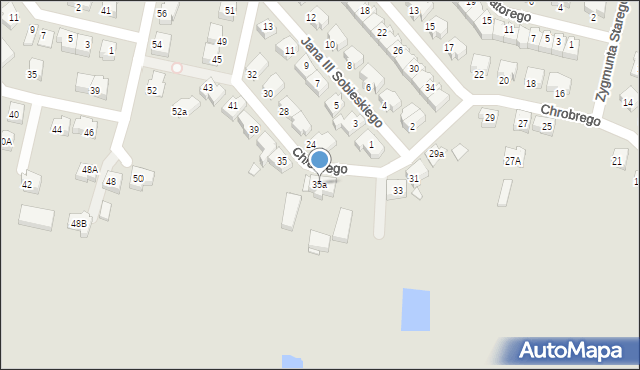 Konin, Króla Bolesława Chrobrego, 35a, mapa Konina