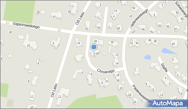 Konstancin-Jeziorna, Króla Bolesława Chrobrego, 1, mapa Konstancin-Jeziorna