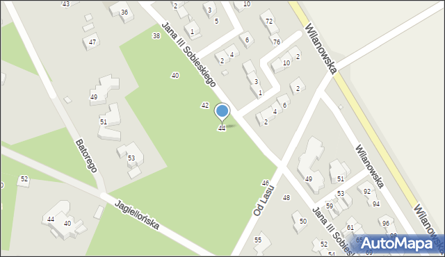 Konstancin-Jeziorna, Króla Jana III Sobieskiego, 44, mapa Konstancin-Jeziorna