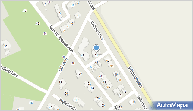 Konstancin-Jeziorna, Króla Jana III Sobieskiego, 51, mapa Konstancin-Jeziorna