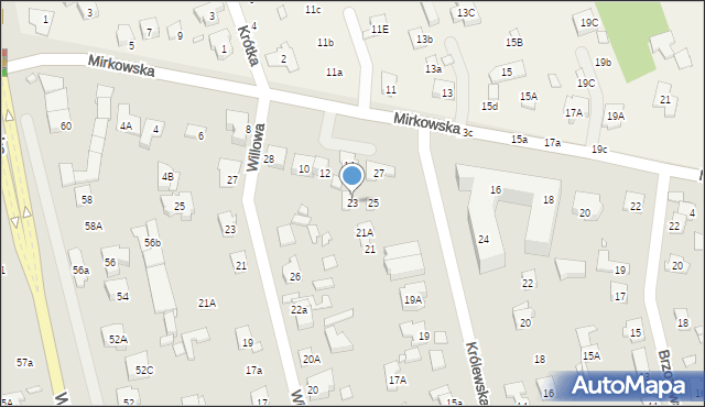 Konstancin-Jeziorna, Królewska, 23, mapa Konstancin-Jeziorna