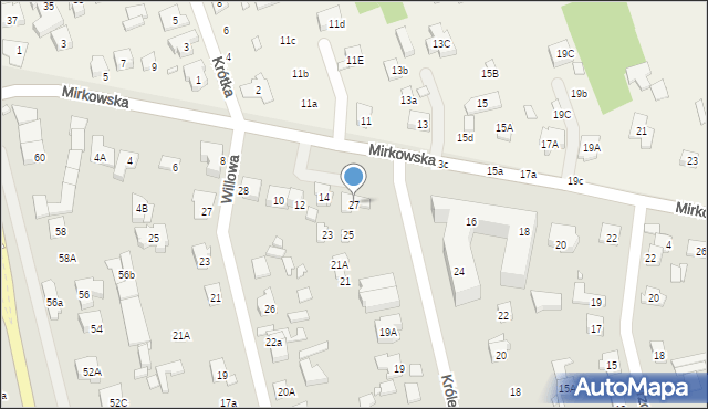 Konstancin-Jeziorna, Królewska, 27, mapa Konstancin-Jeziorna