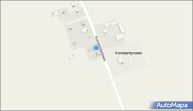 Konstantynowo, Króla Bolesława Chrobrego, 1, mapa Konstantynowo