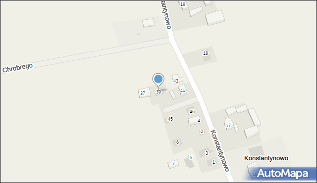 Konstantynowo, Króla Bolesława Chrobrego, 39, mapa Konstantynowo