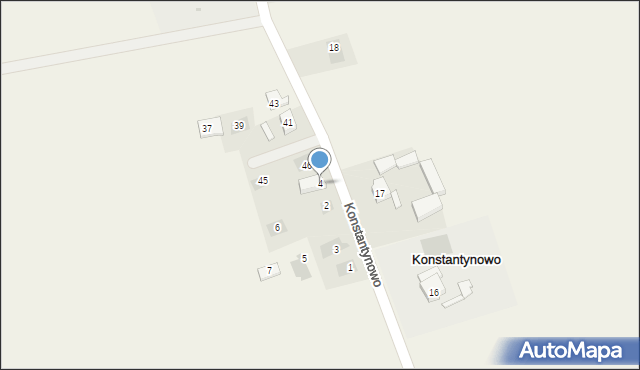 Konstantynowo, Króla Bolesława Chrobrego, 4, mapa Konstantynowo