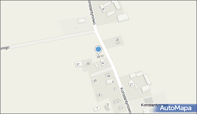 Konstantynowo, Króla Bolesława Chrobrego, 43, mapa Konstantynowo