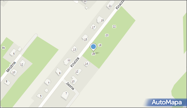 Korytów, Krucza, 16, mapa Korytów