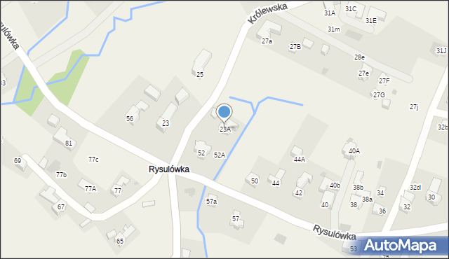 Kościelisko, Królewska, 23A, mapa Kościelisko