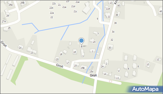 Kościelisko, Królewska, 5, mapa Kościelisko