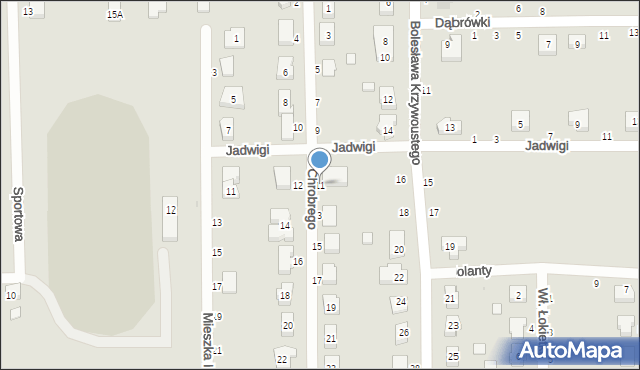 Kostrzyn, Króla Bolesława Chrobrego, 11, mapa Kostrzyn