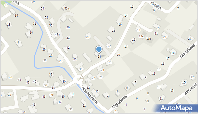 Kozy, Króla Jana III Sobieskiego, 28, mapa Kozy