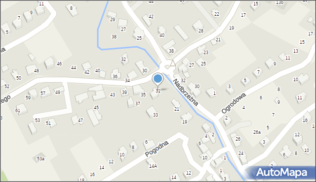 Kozy, Króla Jana III Sobieskiego, 31, mapa Kozy