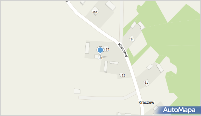 Kraczew, Kraczew, 33, mapa Kraczew