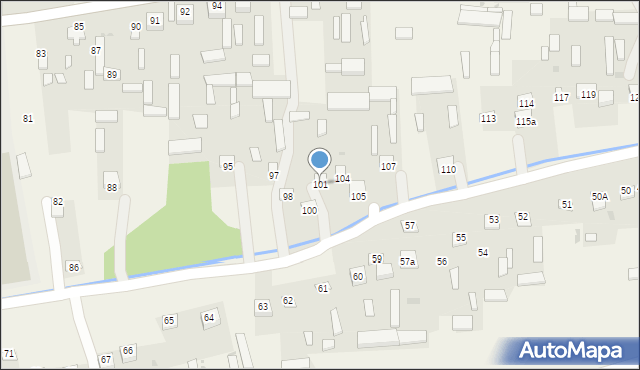 Kraczewice Prywatne, Kraczewice Prywatne, 101, mapa Kraczewice Prywatne