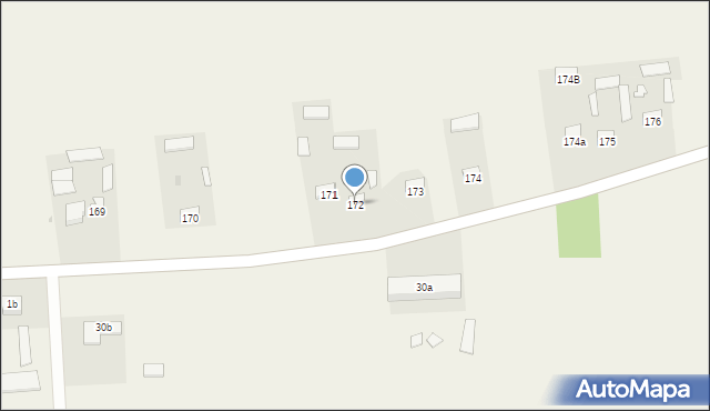 Kraczewice Prywatne, Kraczewice Prywatne, 172, mapa Kraczewice Prywatne