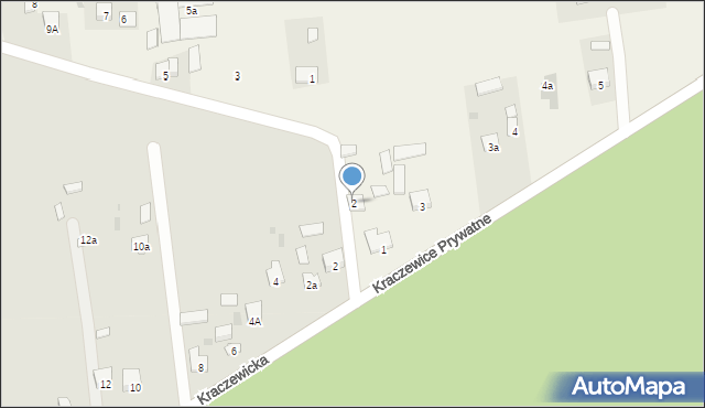 Kraczewice Prywatne, Kraczewice Prywatne, 2, mapa Kraczewice Prywatne