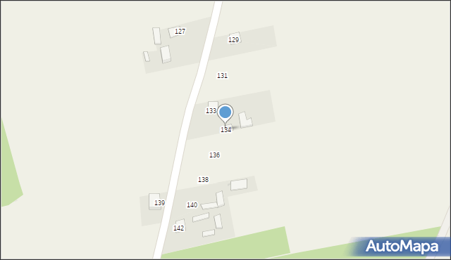 Kraczewice Rządowe, Kraczewice Rządowe, 134, mapa Kraczewice Rządowe