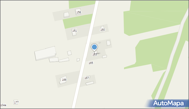 Kraczewice Rządowe, Kraczewice Rządowe, 163, mapa Kraczewice Rządowe