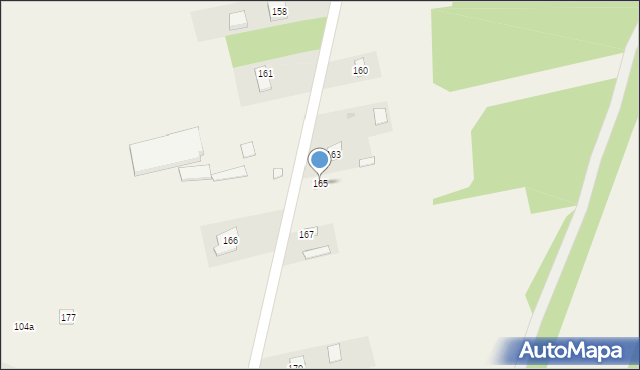 Kraczewice Rządowe, Kraczewice Rządowe, 165, mapa Kraczewice Rządowe