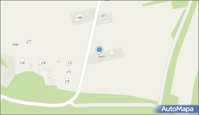 Kraczewice Rządowe, Kraczewice Rządowe, 170, mapa Kraczewice Rządowe