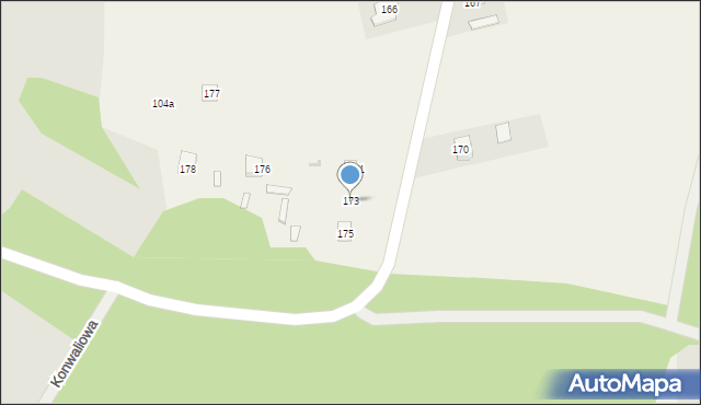 Kraczewice Rządowe, Kraczewice Rządowe, 173, mapa Kraczewice Rządowe