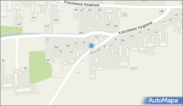 Kraczewice Rządowe, Kraczewice Rządowe, 31, mapa Kraczewice Rządowe