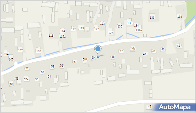 Kraczewice Rządowe, Kraczewice Rządowe, 49, mapa Kraczewice Rządowe