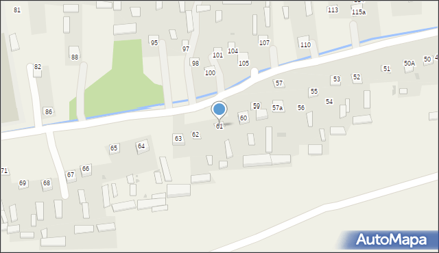 Kraczewice Rządowe, Kraczewice Rządowe, 61, mapa Kraczewice Rządowe