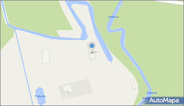 Krąg, Krąg, 50, mapa Krąg