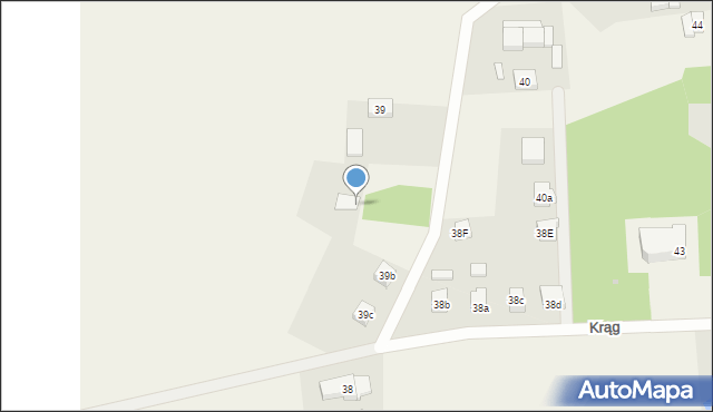 Krąg, Krąg, 39e, mapa Krąg