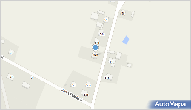 Krąg, Krąg, 54b, mapa Krąg