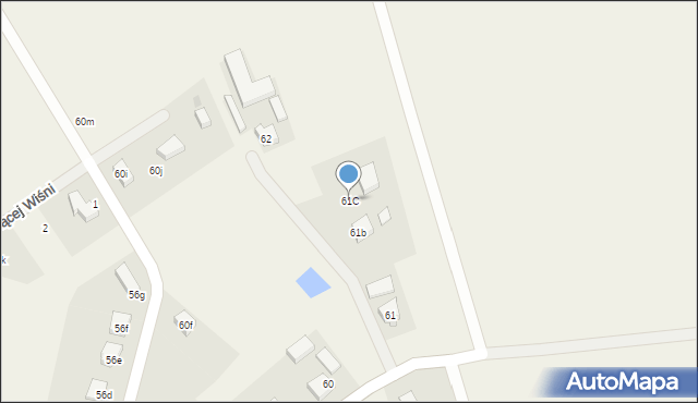 Krąg, Krąg, 61C, mapa Krąg