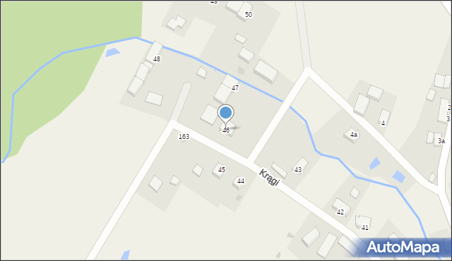 Krągi, Krągi, 46, mapa Krągi