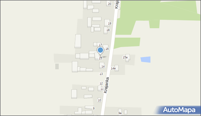 Krajanka, Krajanka, 15, mapa Krajanka