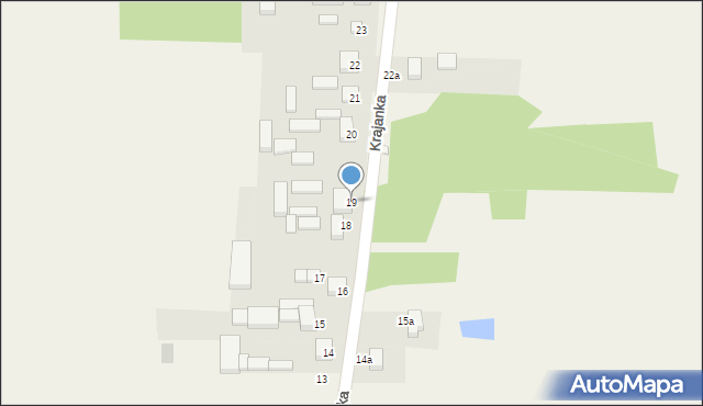 Krajanka, Krajanka, 19, mapa Krajanka