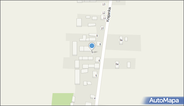 Krajanka, Krajanka, 7, mapa Krajanka