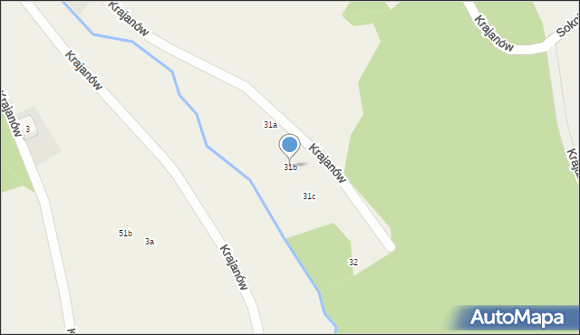Krajanów, Krajanów, 31b, mapa Krajanów